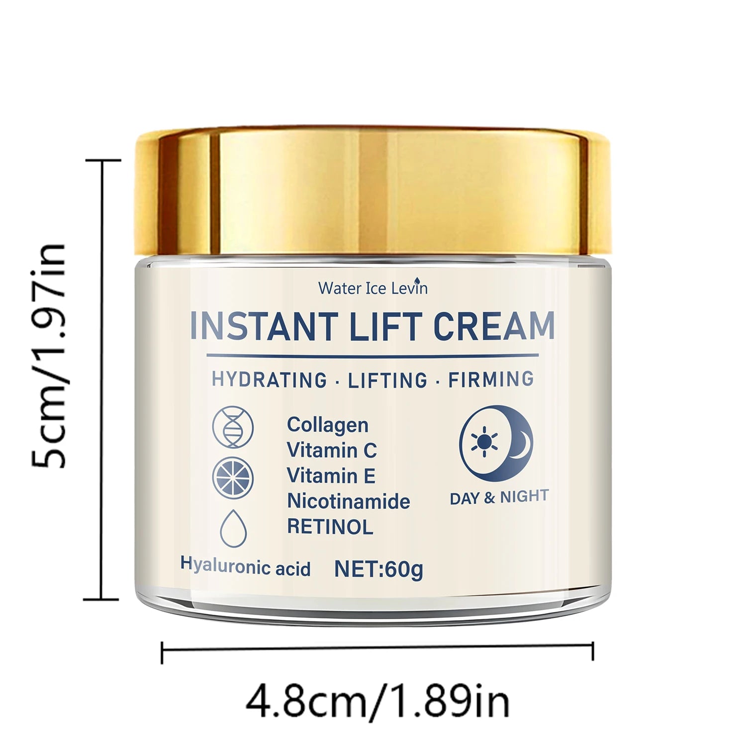 Crema Facial "Instant Lift": Piel Firme, Hidratada y Radiante al Instante