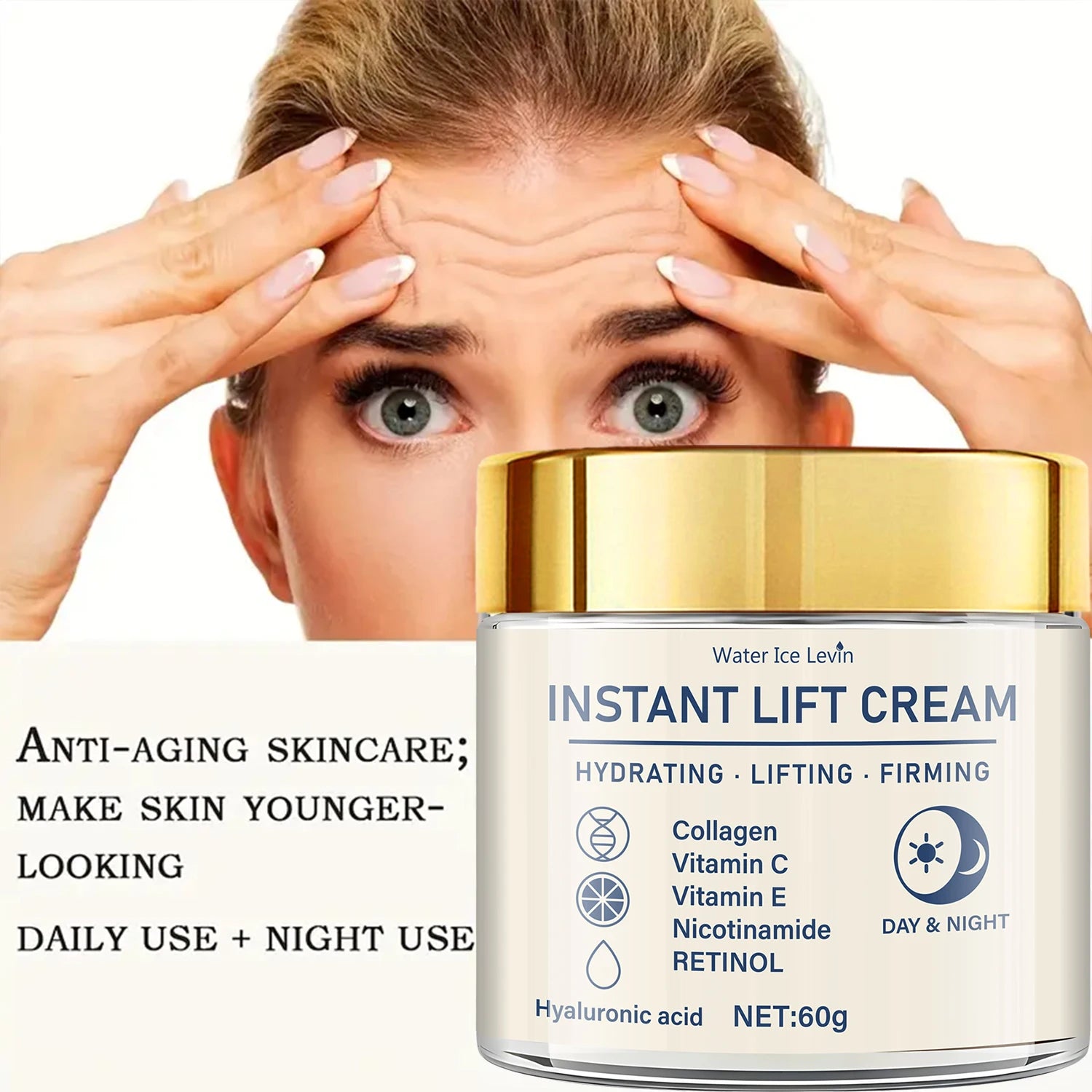 Crema Facial "Instant Lift": Piel Firme, Hidratada y Radiante al Instante