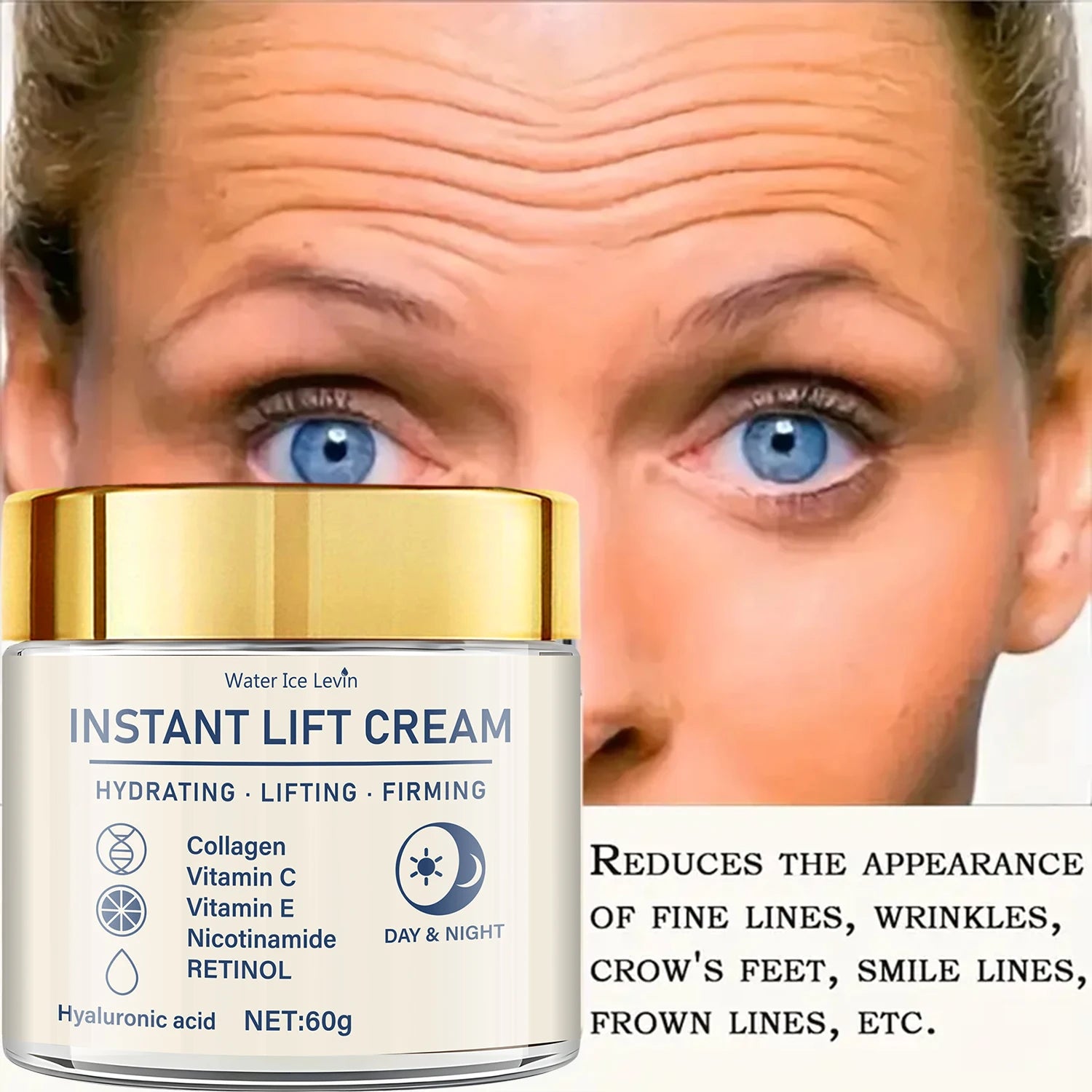 Crema Facial "Instant Lift": Piel Firme, Hidratada y Radiante al Instante
